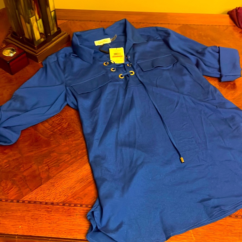 New with tags Calvin Klein blouse tunic